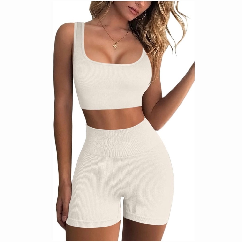 Women’s Ribbed Workout Set